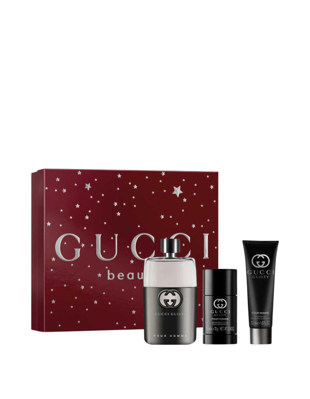 Guilty Pour Homme Edt 90ml 3 Pieces Gift Set